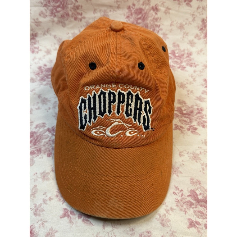 Orange County Choppers OCC Bio-Domes Headgear Orange Adjustable Baseball Cap
